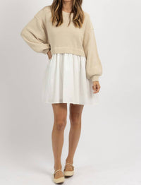 Sofie The Label - ISA COMBO SWEATER DRESS