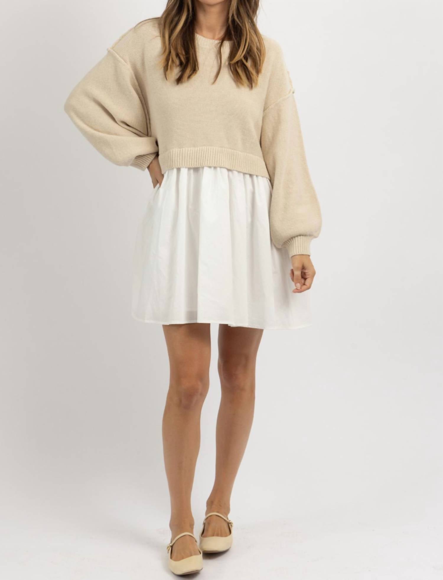 Sofie The Label - ISA COMBO SWEATER DRESS