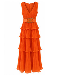 L'Atiste - Women's Summer Dress With Belt