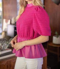 Entro - Prep School Peplum Top