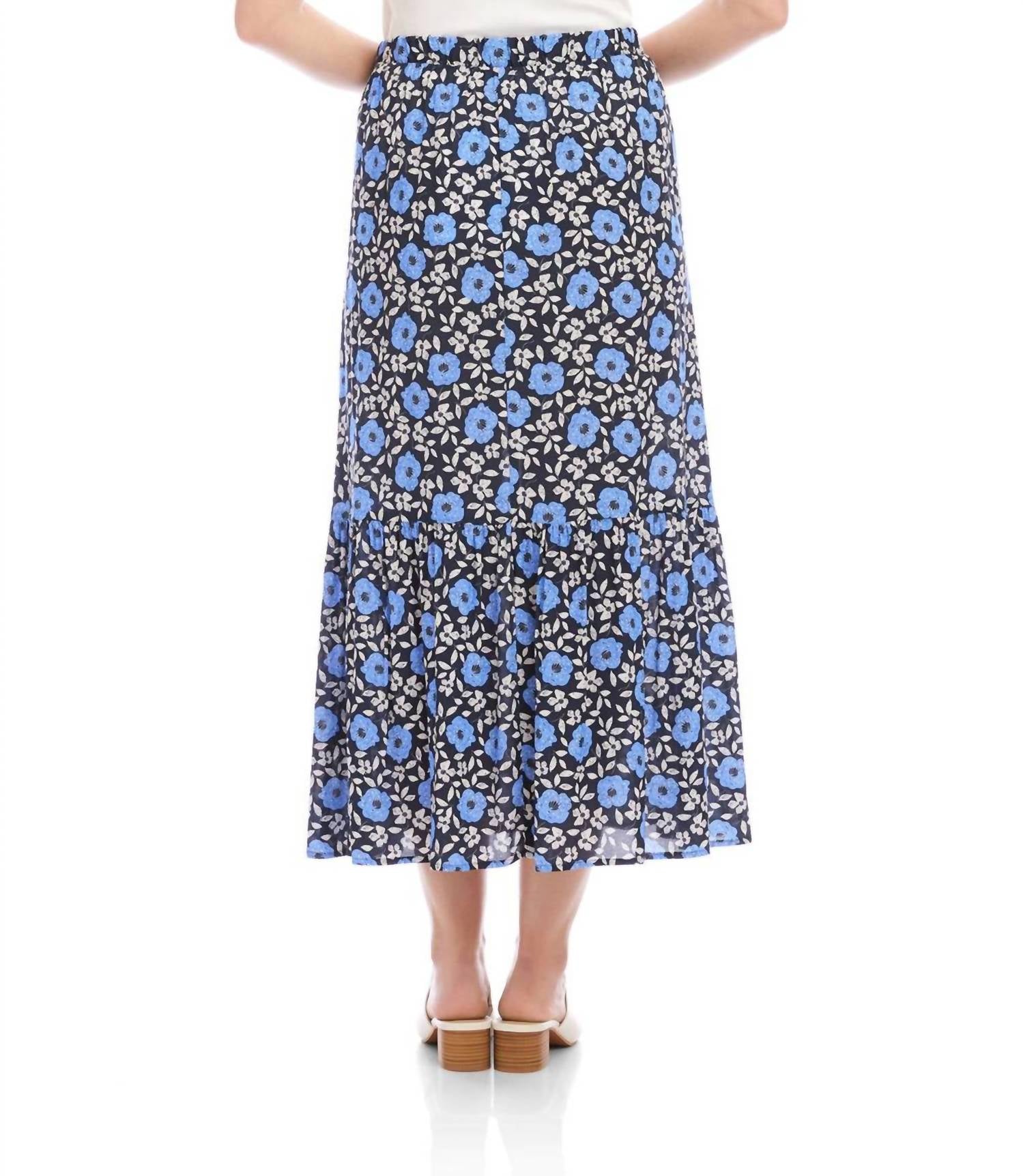 Karen Kane - Front Slit Midi Skirt