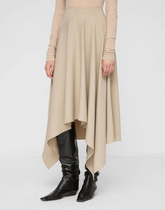 Lafayette 148 - Responsible Stretch Wool Handkerchief Skirt