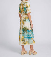 Farm Rio - Royal Sea Midi Dress