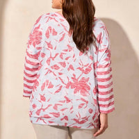 Tribal - Patterned Two-way Dolman Top
