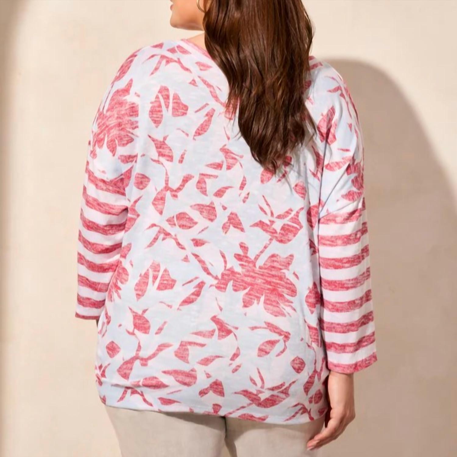 Tribal - Patterned Two-way Dolman Top