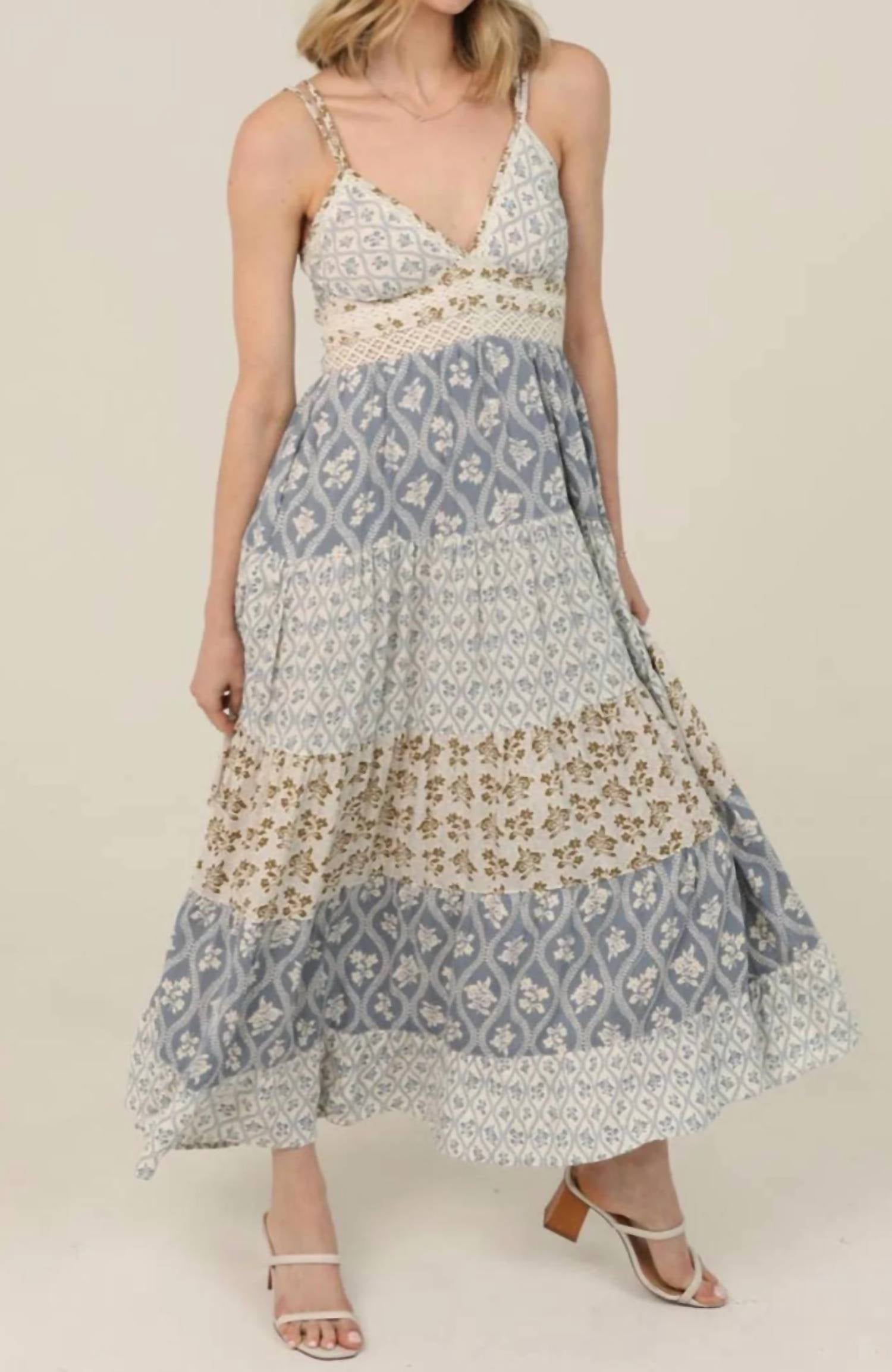 Angie - Lace Trim Dress