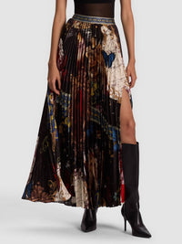 Alice + Olivia - Katz Pleated Maxi Skirt
