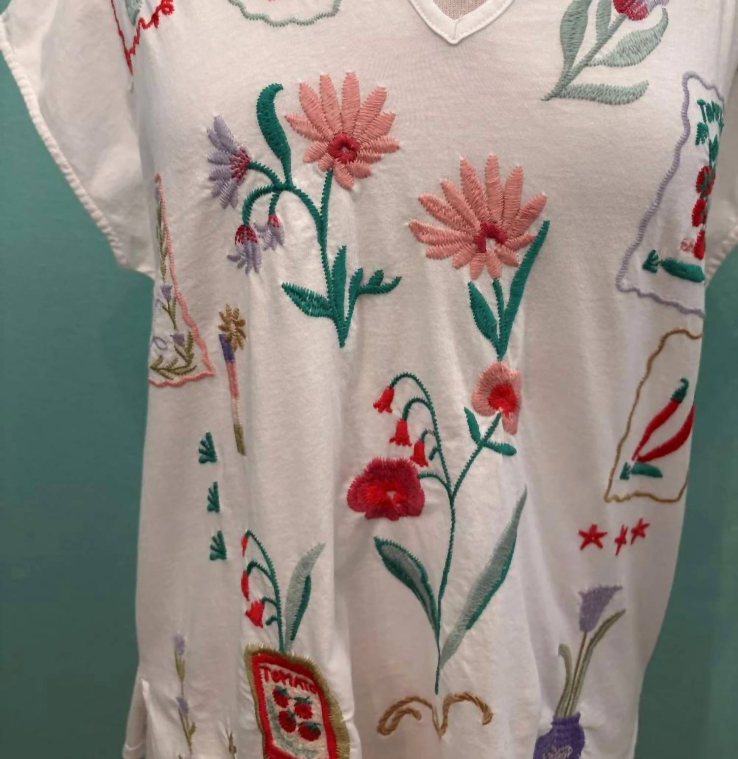 Johnny Was - Slit Front Tee