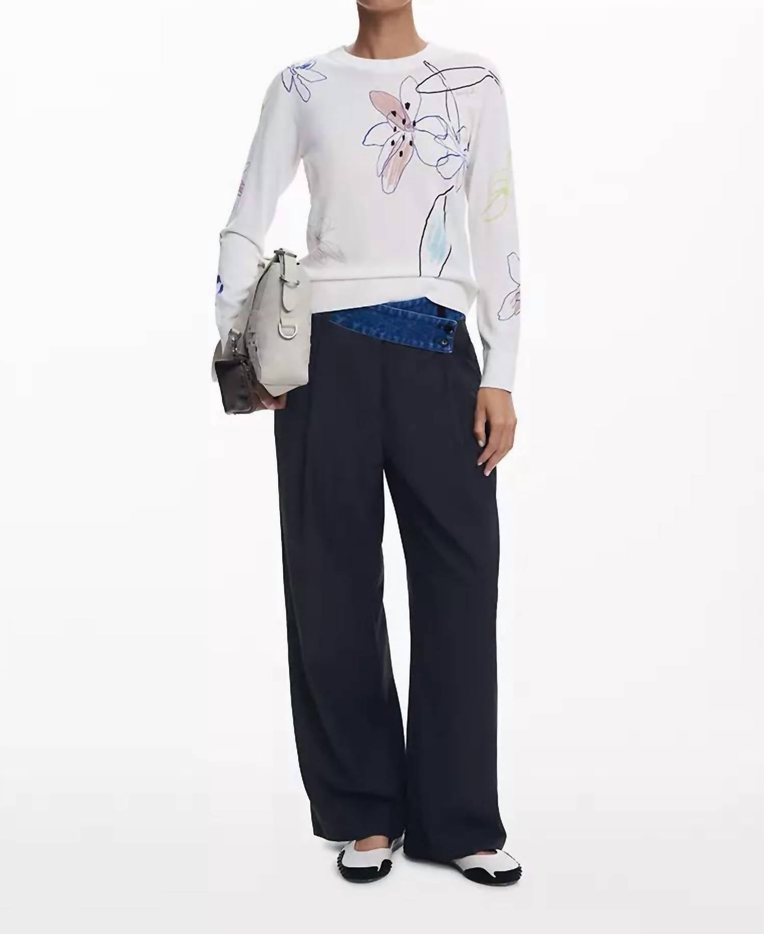 Desigual - Jers Arty Thin Gauge Sweater