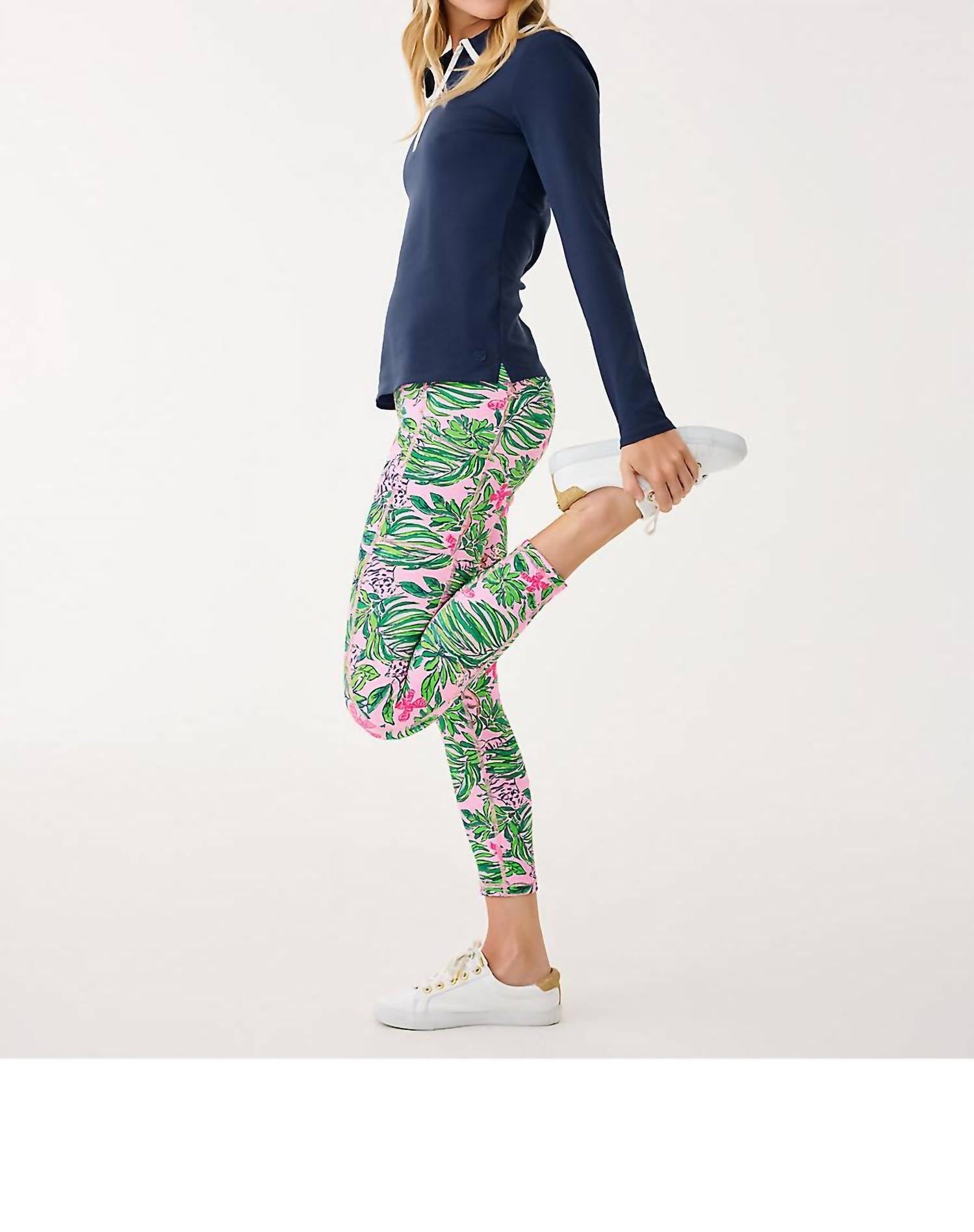 Lilly Pulitzer - Upf 50+ Luxletic 24" Weekender High Rise Midi Legging