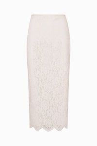 Loveshackfancy - Ilse Lace Midi Pencil Skirt