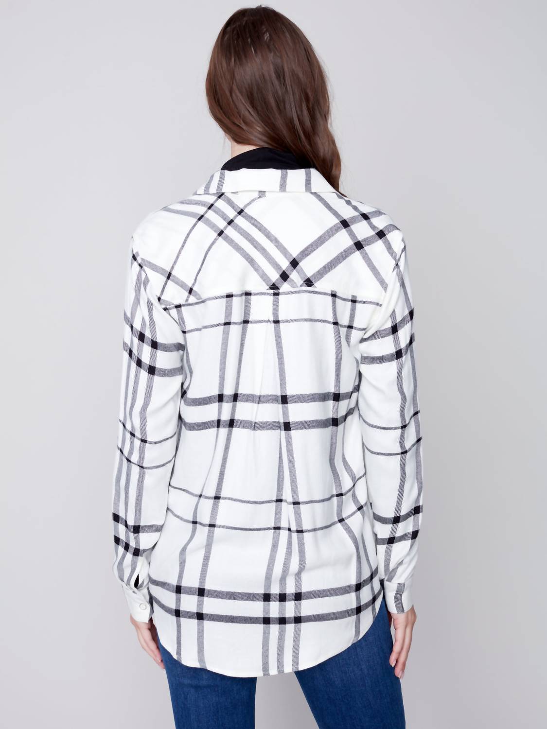 Charlie B - Button Up Plaid Shirt