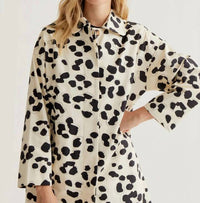 Compania Fantastica - Two-tone Button Front Trench Coat