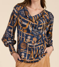 Tyler Boe - Olivia Silk Equestrian Top