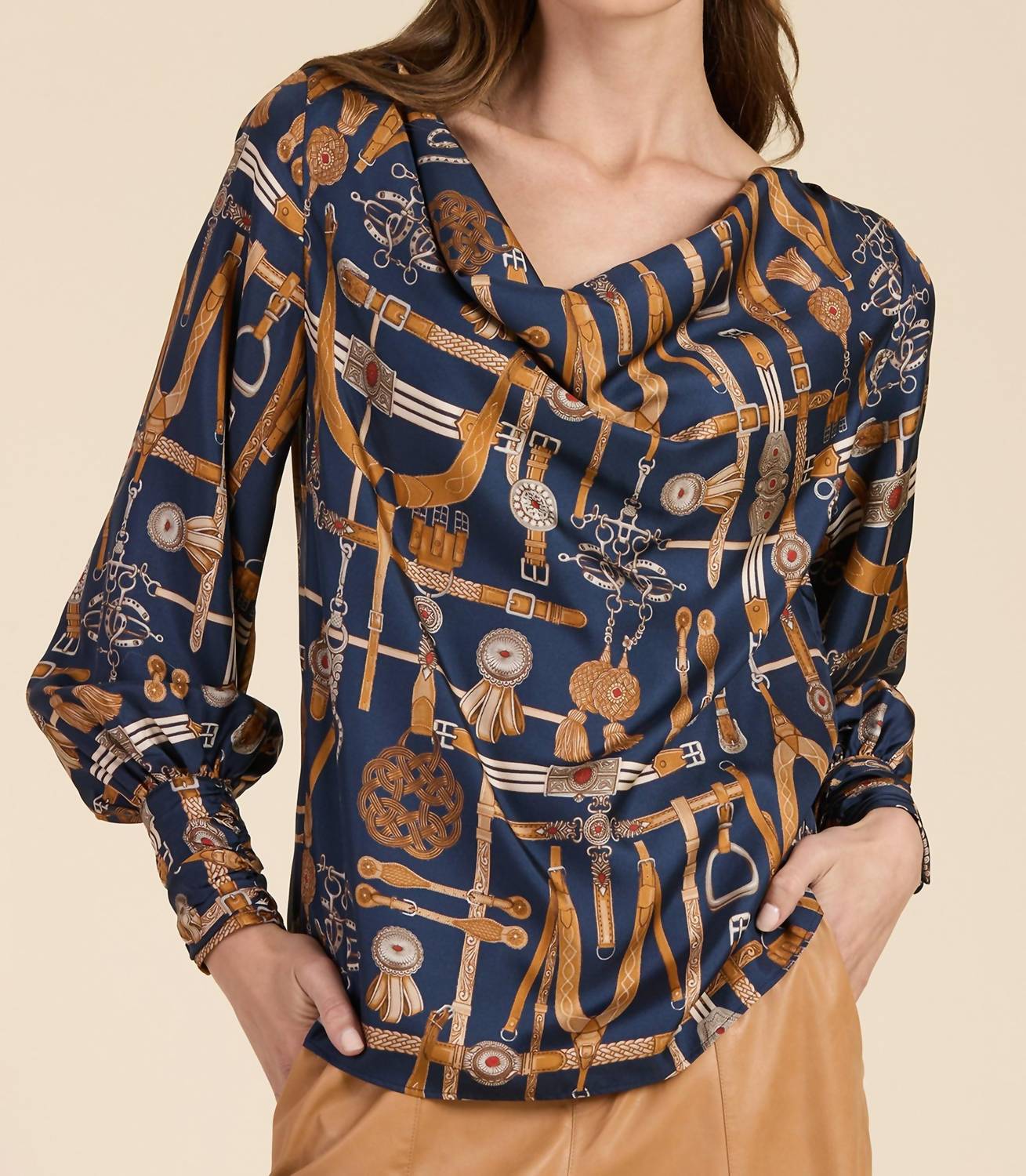 Tyler Boe - Olivia Silk Equestrian Top
