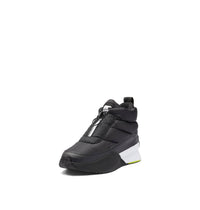 SOREL Women's Out 'n About Puffy Zip Waterproof Boot in black - women's shoe - detail view