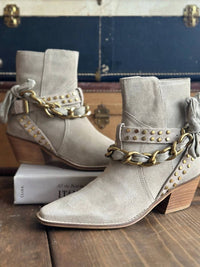 DIBA True Women's Paper Lily Boot in sand 1 - women's shoe - detail view