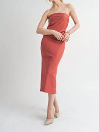 Sage The Label - Jess Tube Sleeveless Midi Dress
