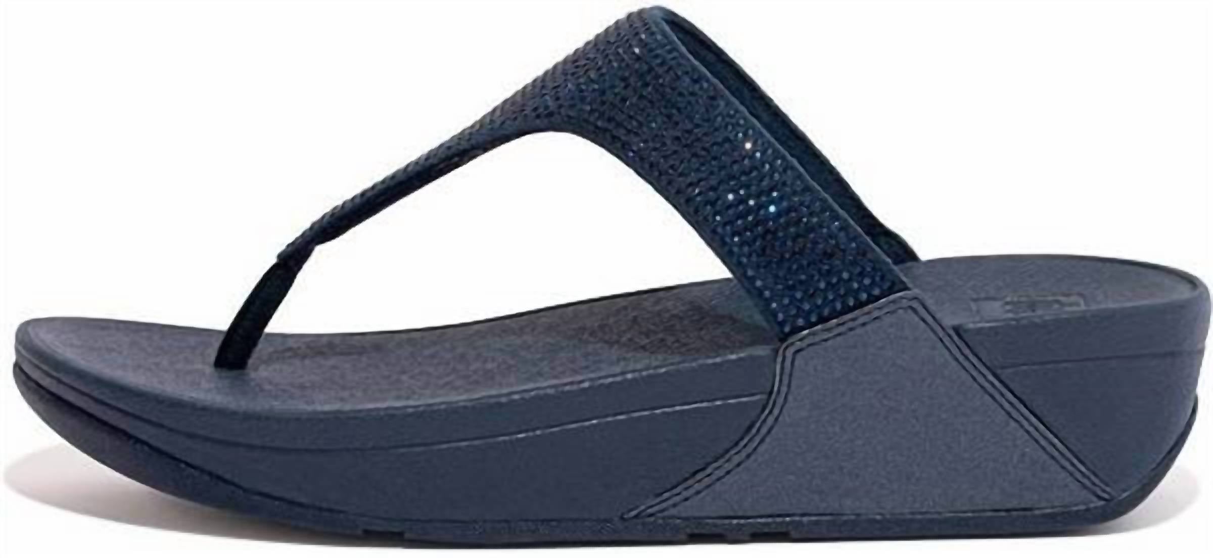 Fitflop - Women's Lulu Crystal Embellished Toe-post Sandals