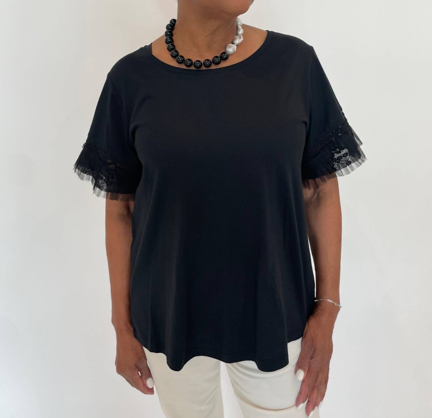Leo Ugo - Crewneck Lace Tee