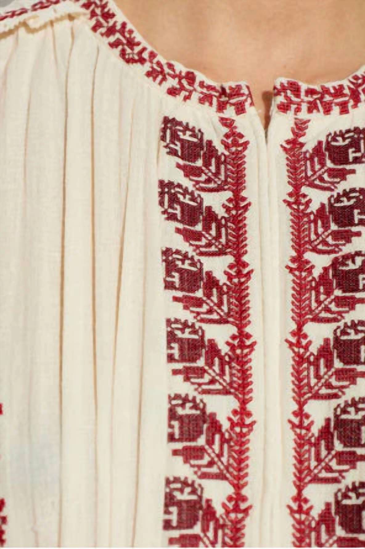 Isabel Marant - Lena Cotton Gauze Blouse