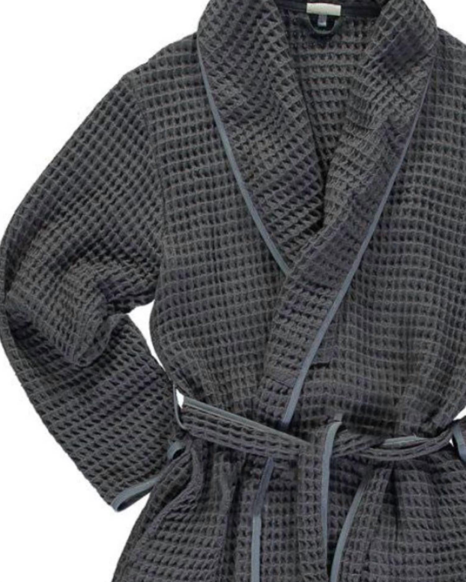 The Riviera Towel Company - Unisex - Waffle Weave Spa Robe