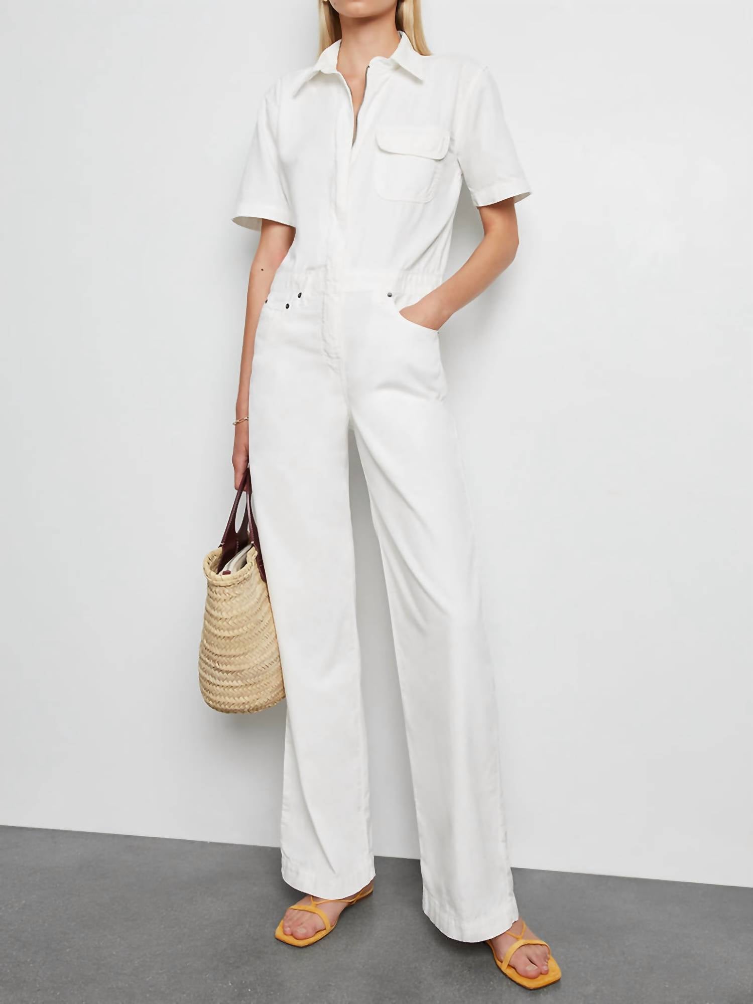 Rivet Utility - Pre-loved Girlfriend Denim Jumpsuit