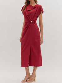 entro Scarlett Nights Midi Dress in red - women's dress - view 4