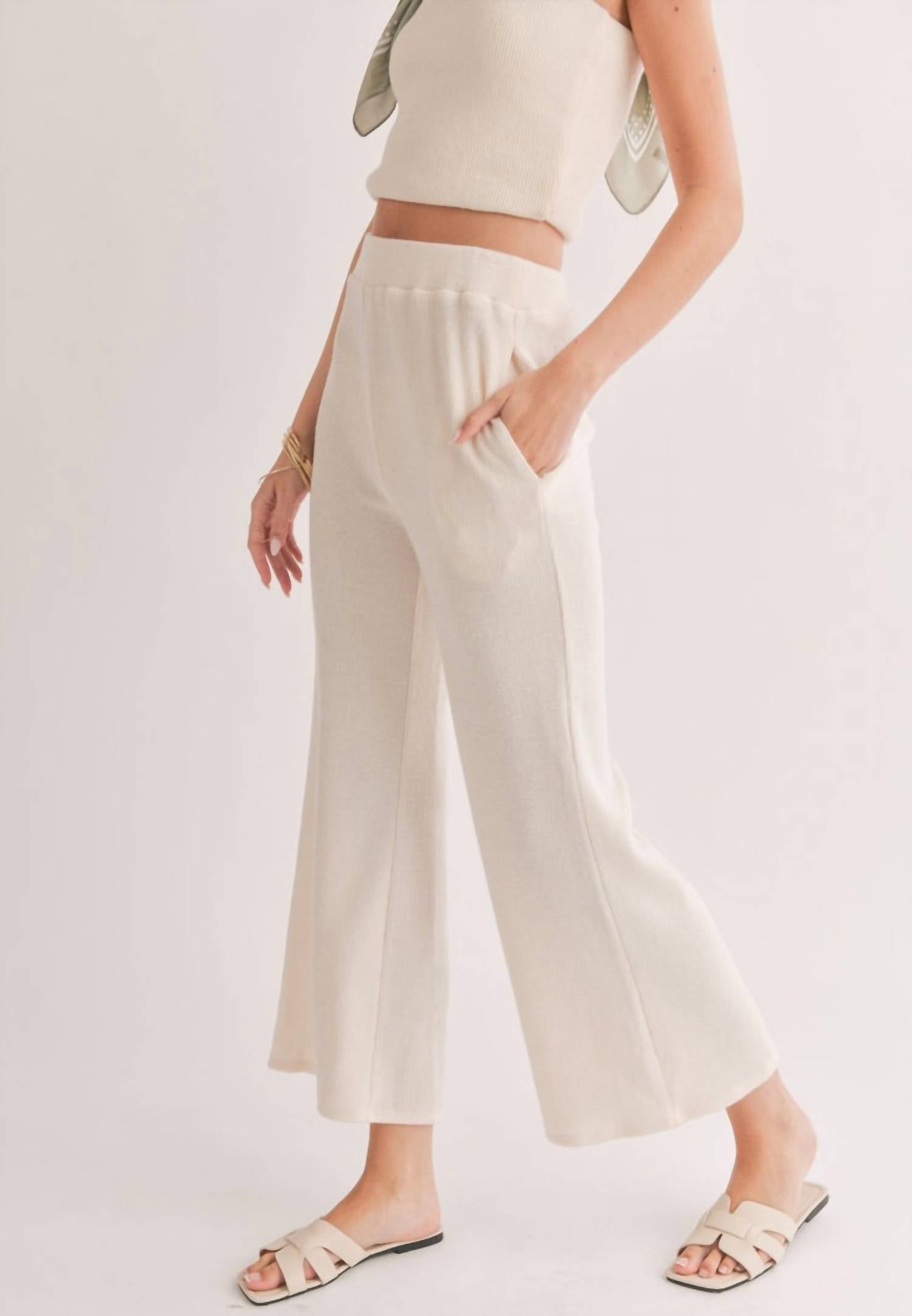 Sage The Label - Knit Culottes Pants