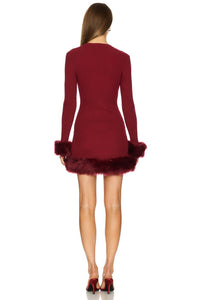 Show Me Your Mumu - Fran Dress With Faux Fur Trim