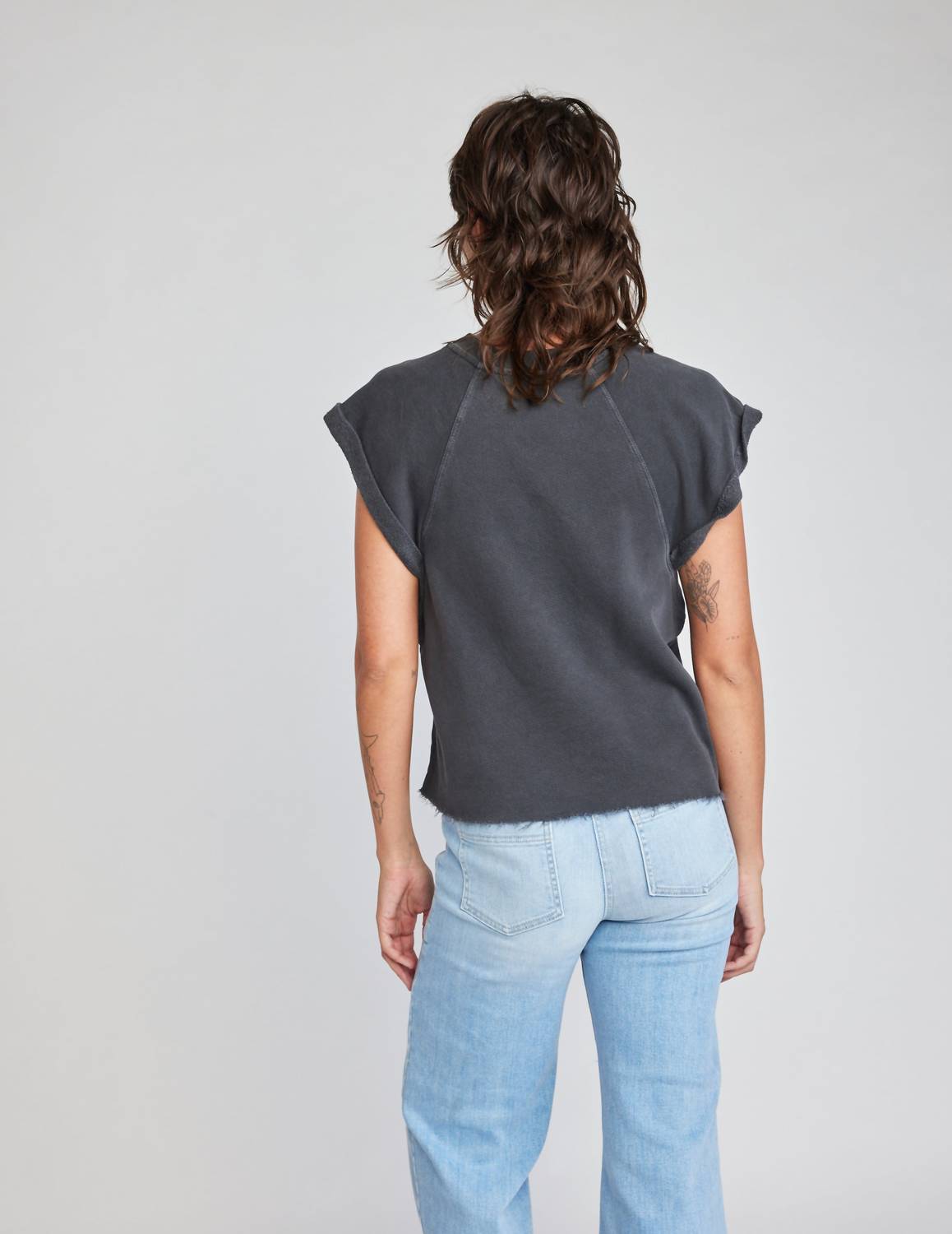 Self Contrast - Wesley Short Sleeve Sweatshirt