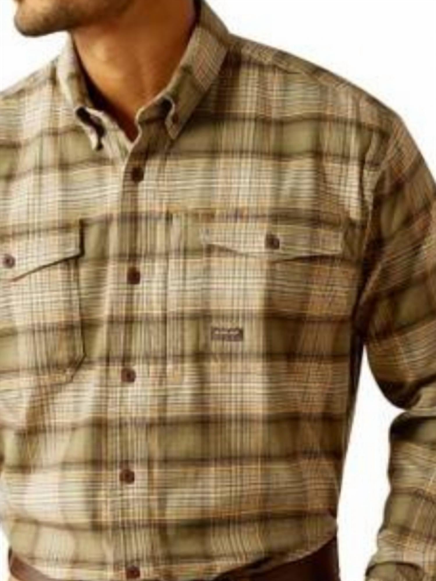 Ariat - Men's Rebar Flannel Durastretch Work Shirt