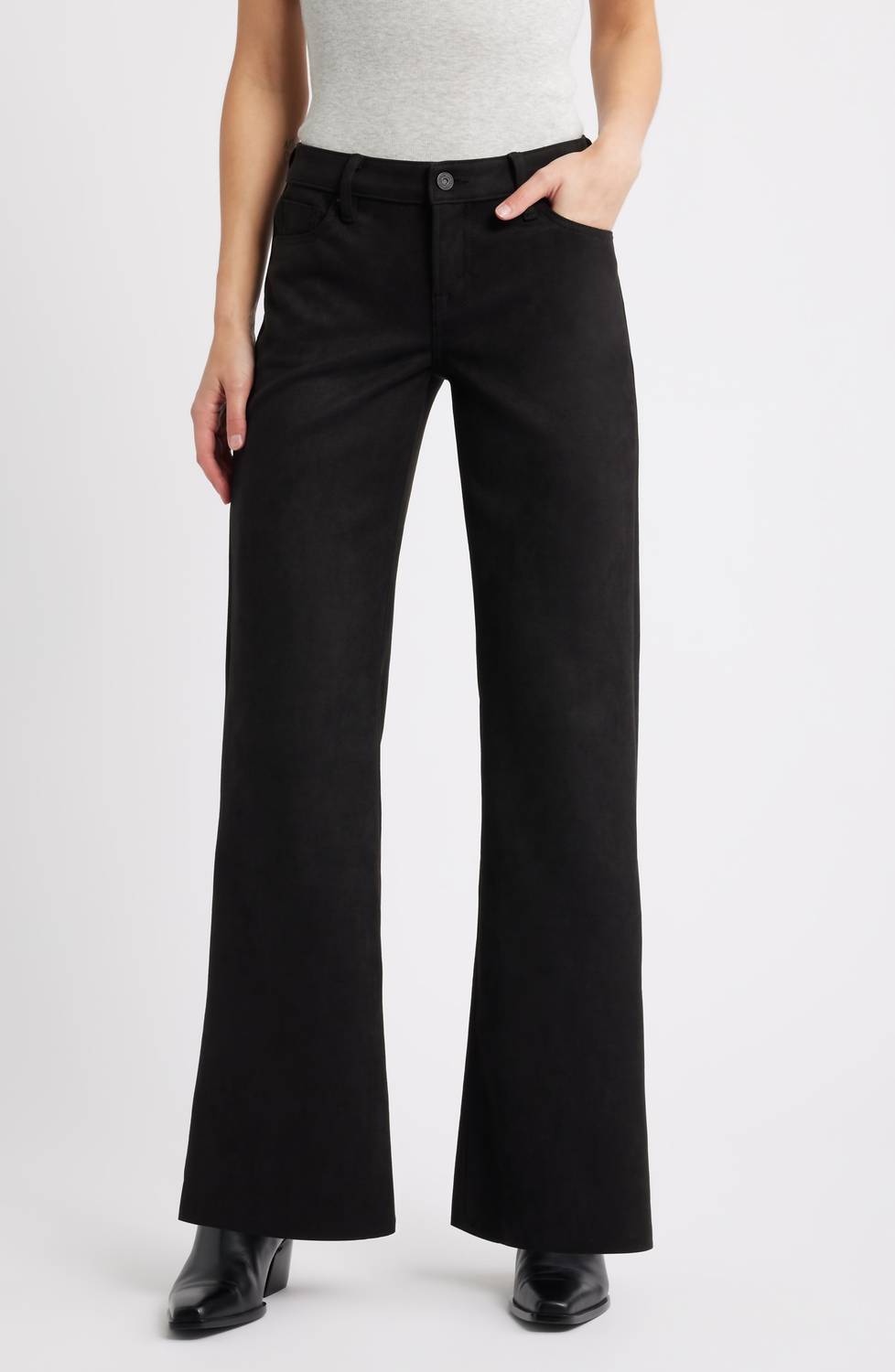 Hidden - Happi Suede Flare Pants