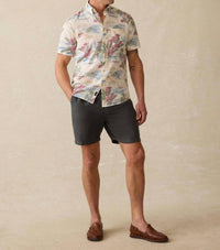 Faherty - Short Sleeve Button Up Breeze Shirt