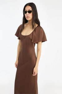 Rotate - Satin Flowy Sleeve Dress