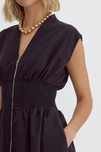 entro Audrey Midi Dress in black - women's dress - view 6