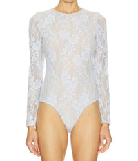 Zimmermann - Lonf Sleeve Lace Bodysuit