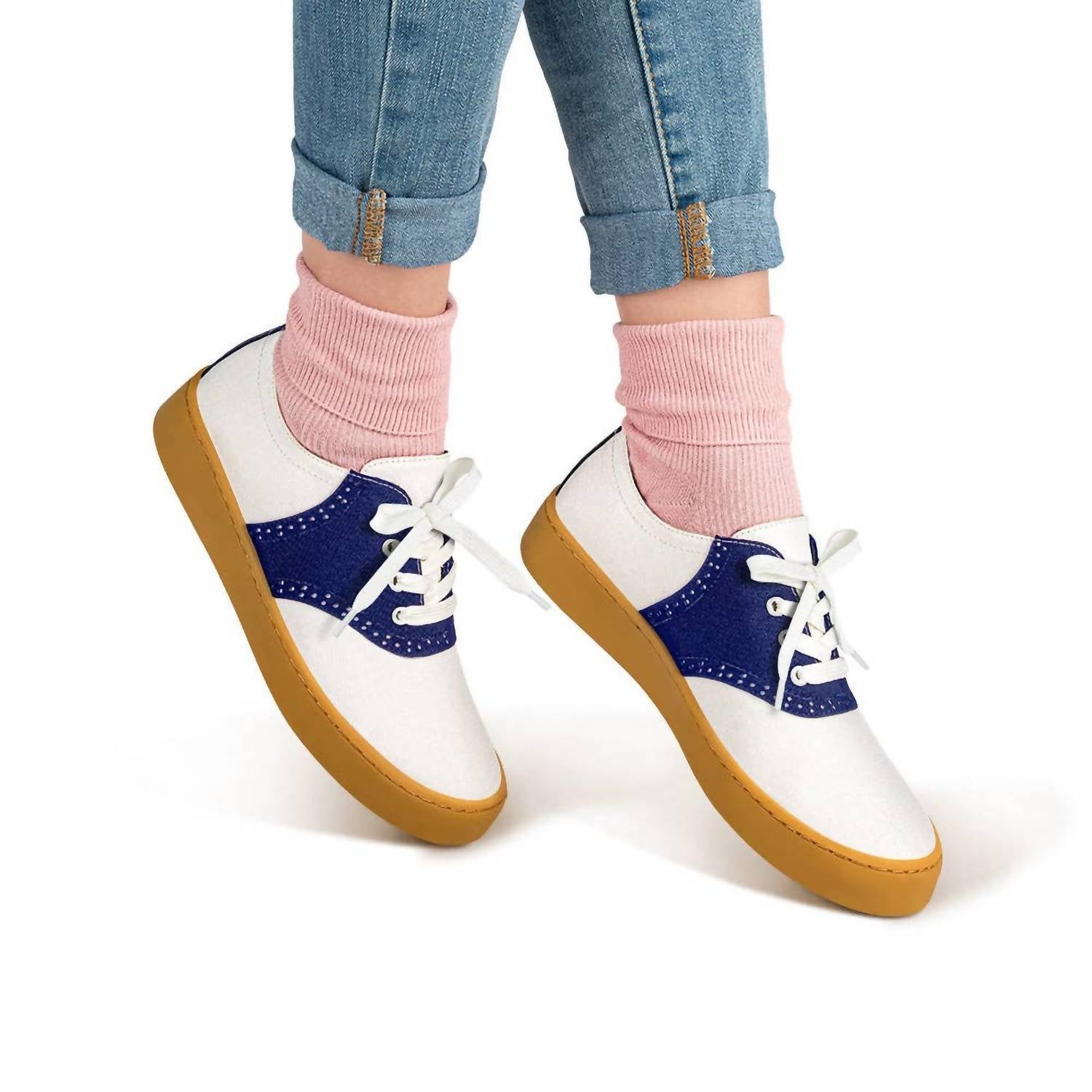 Hot Chocolate Design Women's Saddle Casual Sneaker in blue - women's sneaker - view 5