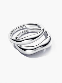Pandora - Organically Shaped Stacking Rings 8.5
