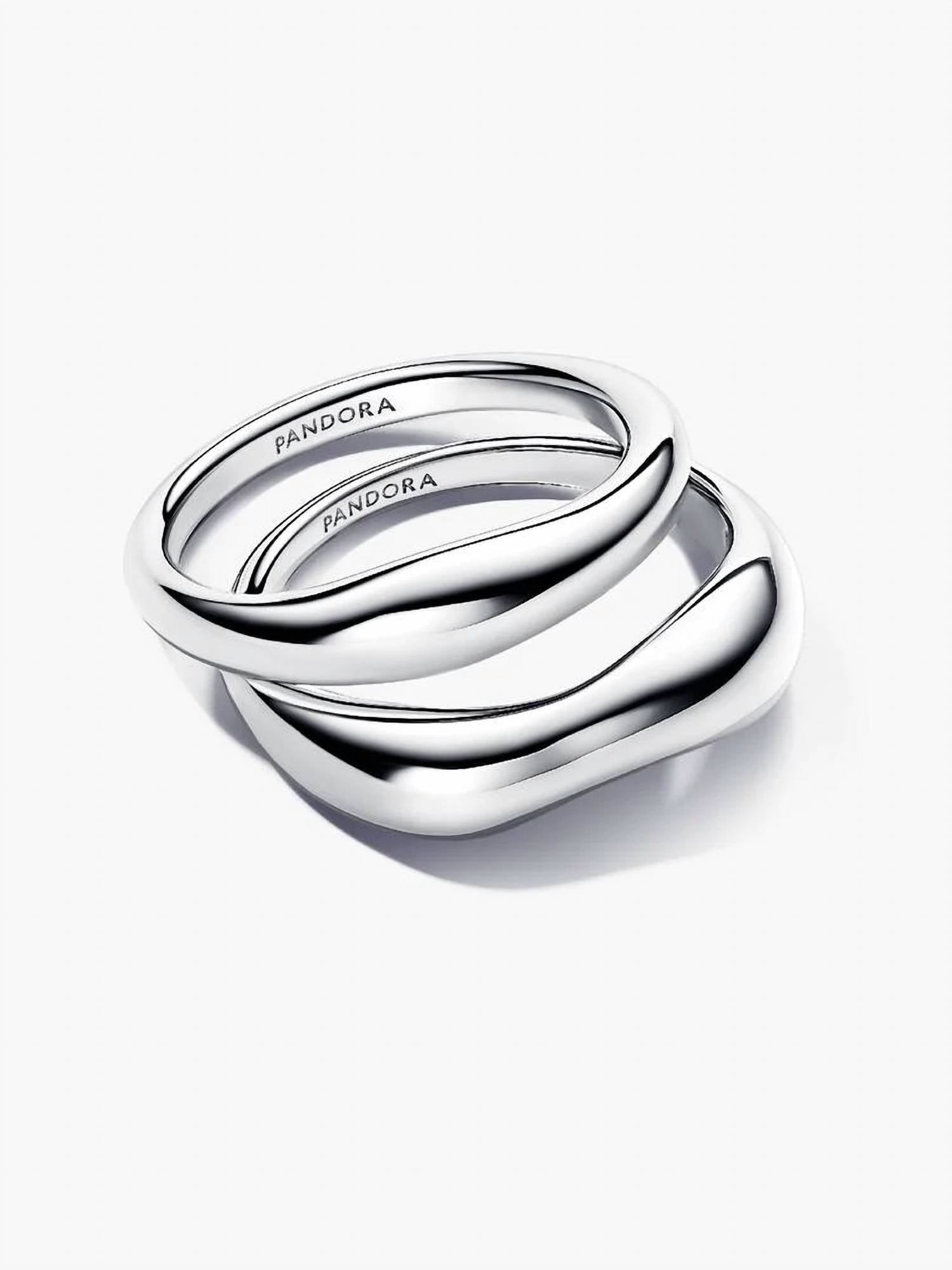 Pandora - Organically Shaped Stacking Rings 8.5