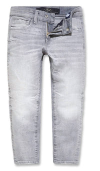 JORDAN CRAIG Kid's Clean Wash Jeans in cement wash - kids' jeans