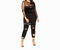 Cello - Destroyed Ankle Cutout Skinny Pant