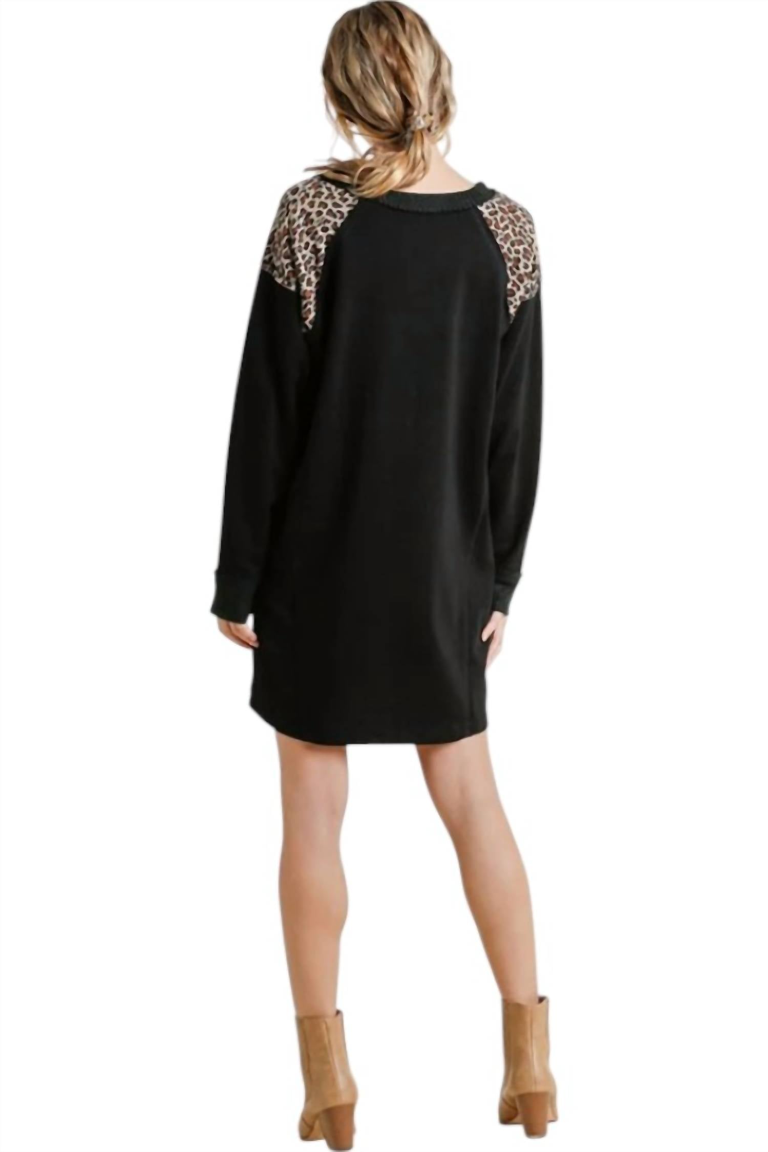 Umgee - Leopard Detail Dress