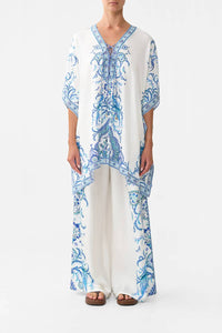 Camilla - Short Lace Up Kaftan