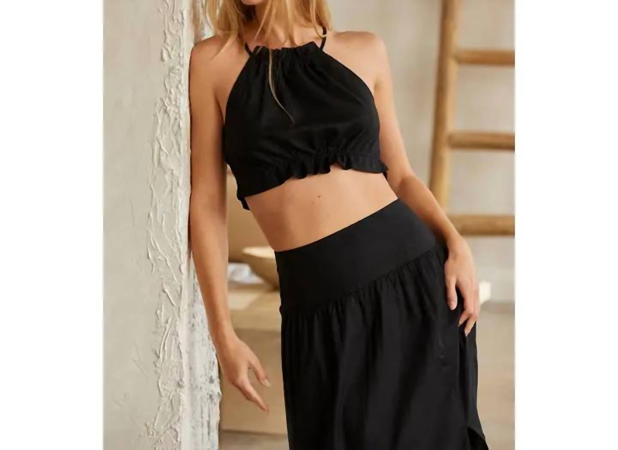 Crescent - Halter top and skirt