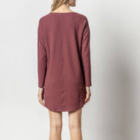 Lilla P - Women's Seamed Boatneck Dress