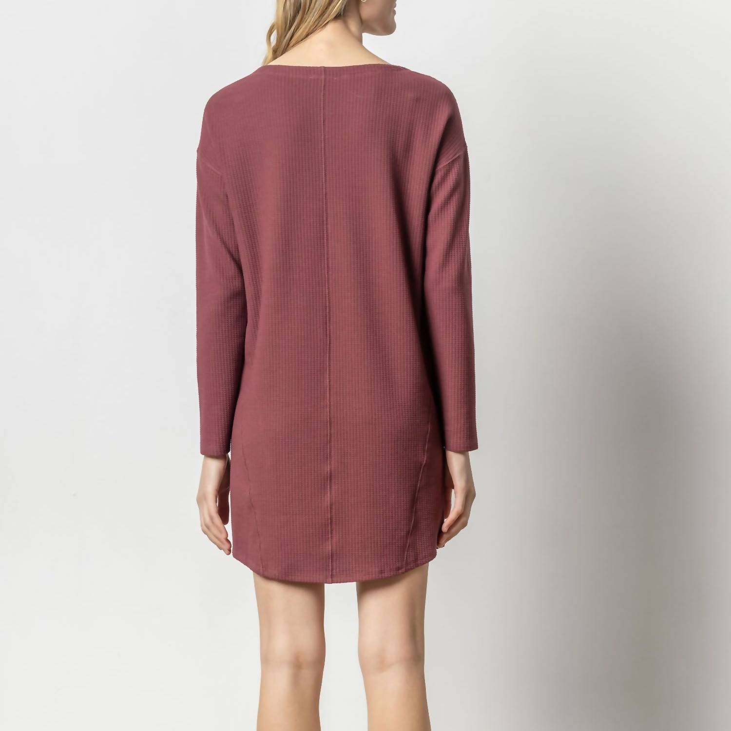 Lilla P - Women's Seamed Boatneck Dress
