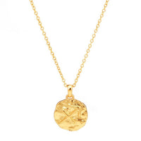 Sahira Jewelry Design - Women's Zodiac Constellation Coin Necklace