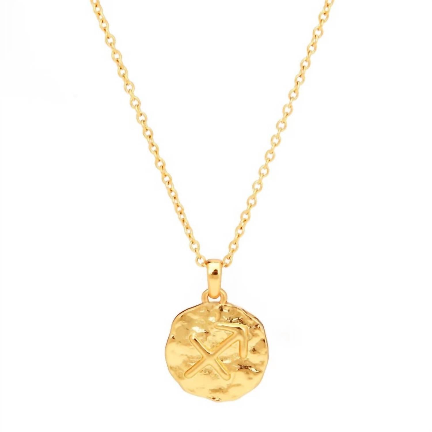 Sahira Jewelry Design - Women's Zodiac Constellation Coin Necklace