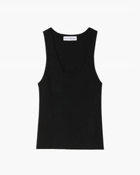 White + Warren - Superfine Merino Ribbed Tank Top